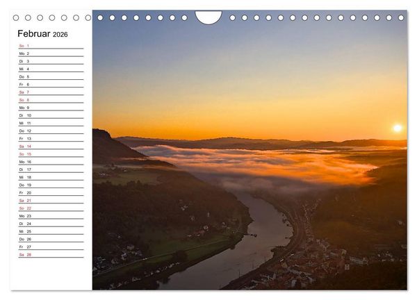 Produktbild: S&auml;chsische Schweiz &ndash; Impressionen (Wandkalender 2026 DIN A4 quer), CALVENDO Monatskalender
