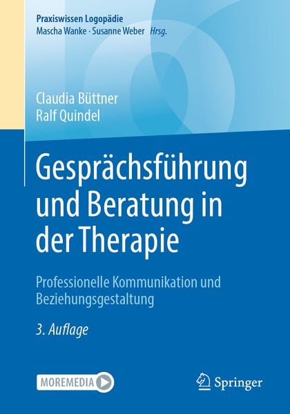 Produktbild: Gesprächsführung und Beratung in der Therapie