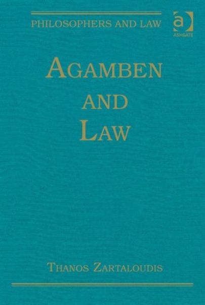 Produktbild: Zartaloudis, T: Agamben and Law
