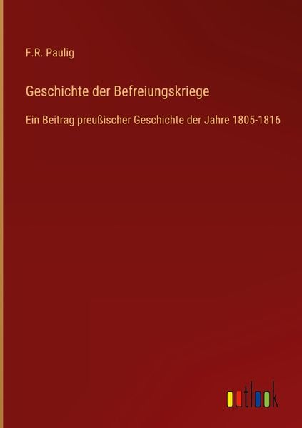 Produktbild: Geschichte der Befreiungskriege