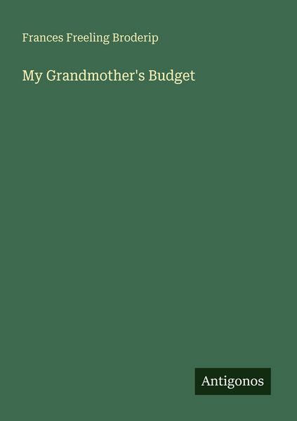 Produktbild: My Grandmother's Budget