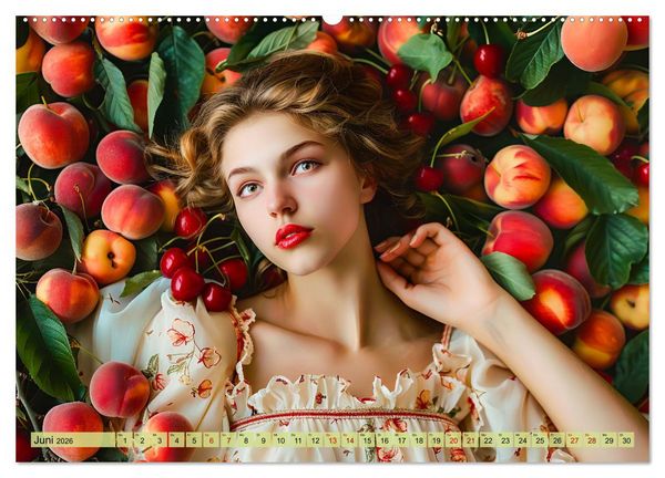 Produktbild: Obstk&ouml;nigin - Fruchtig, floral und voller Sch&ouml;nheit (hochwertiger Premium Wandkalender 2026 DIN A2 quer), Kunstdruck in Hochglanz