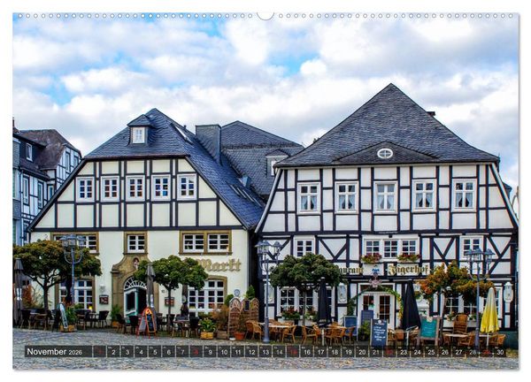 Produktbild: Deutschland - Malerische St&auml;dte (Wandkalender 2026 DIN A2 quer), CALVENDO Monatskalender