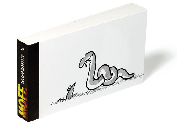 Produktbild: MOFF. Daumenkino Nr. 6 - Schlange & Maus - wer zuletzt lacht.