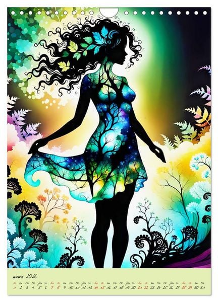 Produktbild: L'&eacute;l&eacute;gance de la nature (Calendrier mural 2026 DIN A4 horizontal), CALVENDO calendrier mensuel