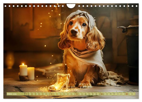 Produktbild: Pfoten Magie (Wandkalender 2026 DIN A4 quer), CALVENDO Monatskalender