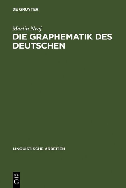 Produktbild: Die Graphematik des Deutschen