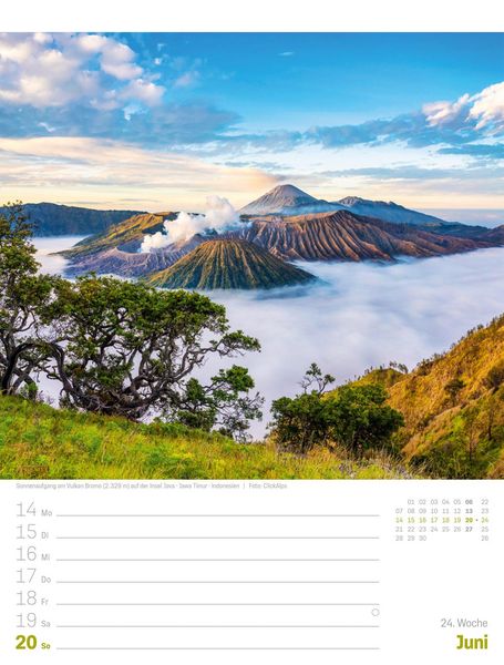 Produktbild: Planet Erde Wochenplaner Kalender 2027 | Landschaften der Welt