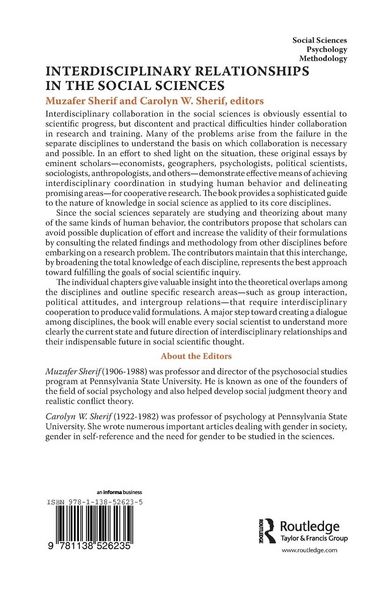 Produktbild: Interdisciplinary Relationships in the Social Sciences