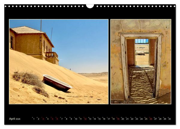 Produktbild: Geisterstadt Kolmannskuppe (Wandkalender 2026 DIN A3 quer), CALVENDO Monatskalender