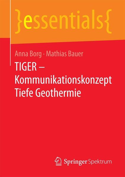 Produktbild: TIGER - Kommunikationskonzept Tiefe Geothermie