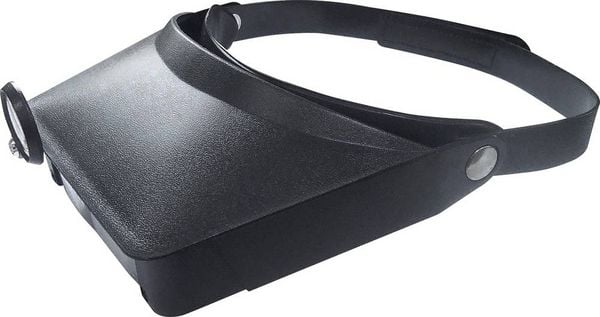 Produktbild: Basetech 2266930 2266930 Kopflupe Vergr&ouml;&szlig;erungsfaktor: 1.8 x, 2.3 x, 3.7 x, 4.8 x Schwarz