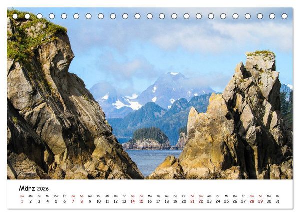 Produktbild: Alaska und Yukon, endlose Freiheit erleben (Tischkalender 2026 DIN A5 quer), CALVENDO Monatskalender