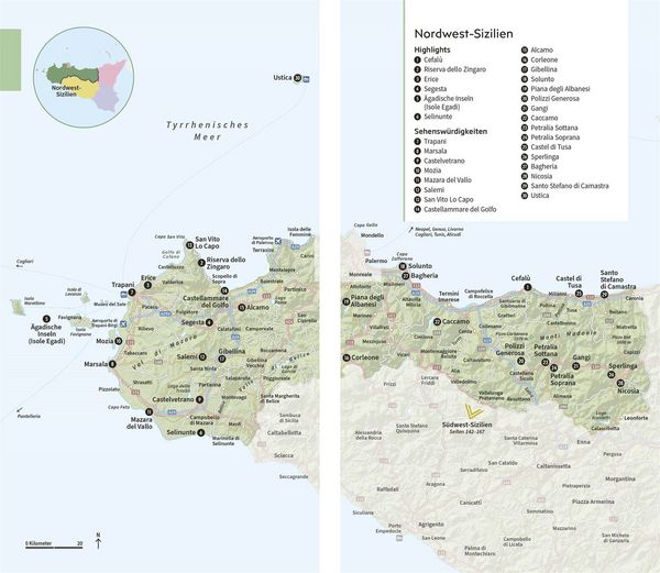 Produktbild: Vis-&agrave;-Vis Reisef&uuml;hrer Sizilien