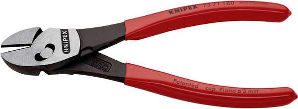 Produktbild: Knipex TwinForce 73 71 180 Werkstatt Kraft-Seitenschneider mit Facette 180mm
