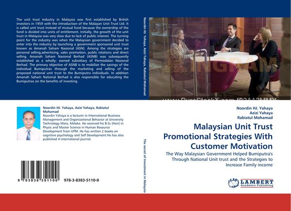 Produktbild: Malaysian Unit Trust Promotional Strategies With Customer Motivation