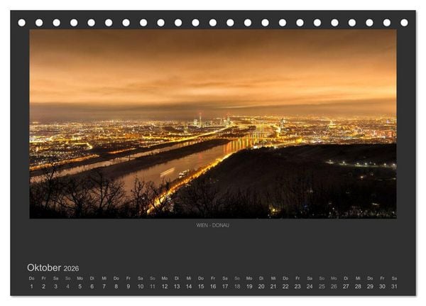 Produktbild: WIEN - EINE STADT VON WELT (Tischkalender 2026 DIN A5 quer), CALVENDO Monatskalender