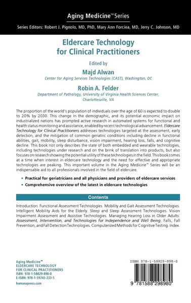 Produktbild: Eldercare Technology for Clinical Practitioners
