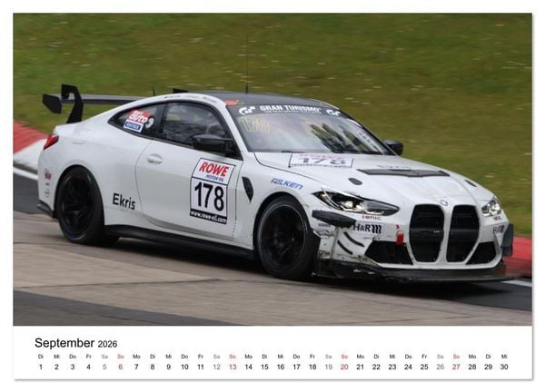 Produktbild: Bayerische Motoren Werke im Motorsport (Wandkalender 2026 DIN A3 quer), CALVENDO Monatskalender