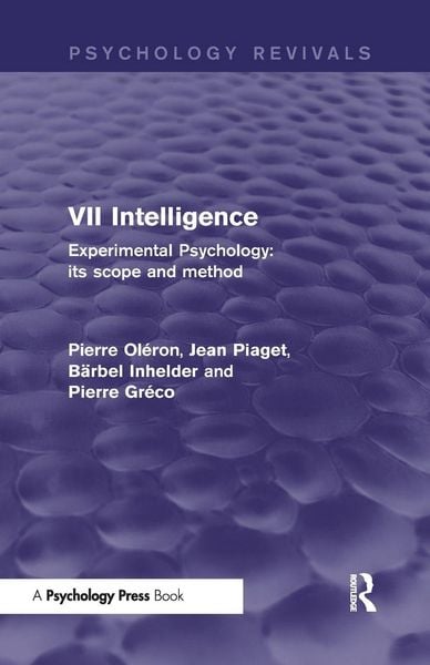 Produktbild: Experimental Psychology Its Scope and Method: Volume VII (Psychology Revivals)