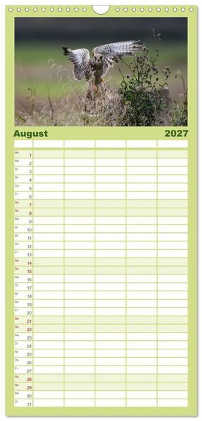 Produktbild: Familienplaner 2027 - Unser Land im Norden mit 5 Spalten (Wandkalender, 21 x 45 cm) CALVENDO