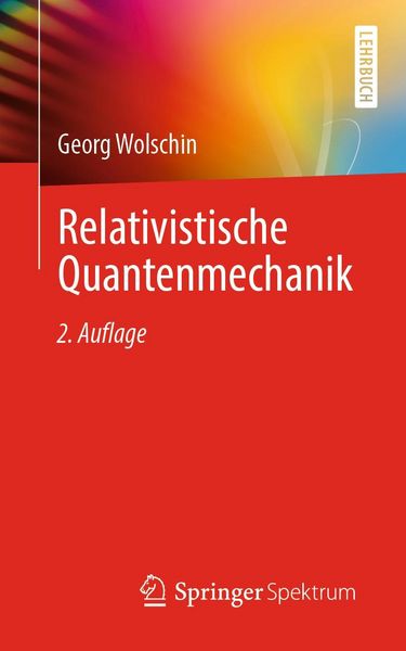 Produktbild: Relativistische Quantenmechanik