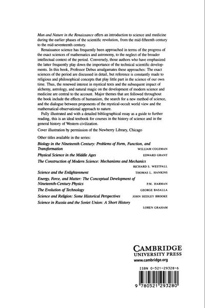 Produktbild: Man and Nature in the Renaissance