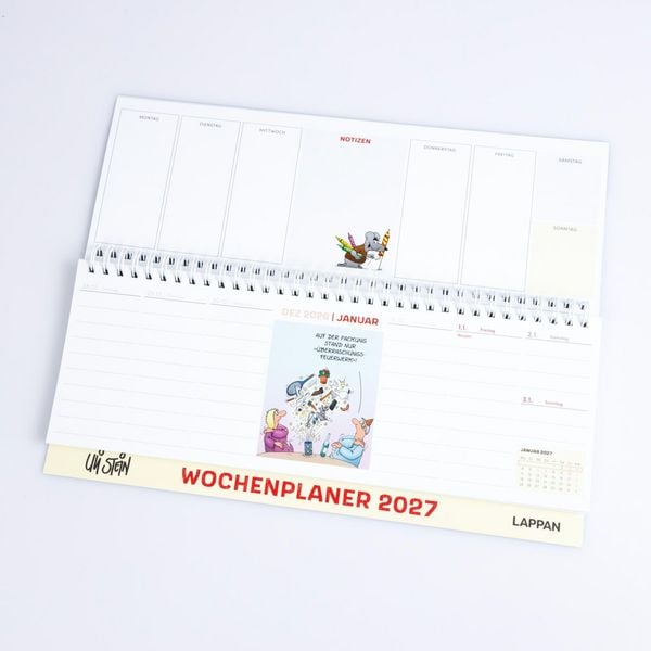 Produktbild: Uli Stein Wochenplaner 2027: Tischkalender