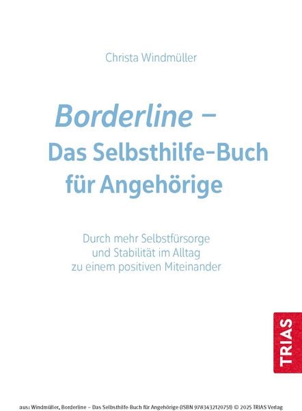 Produktbild: Borderline - Das Selbsthilfe-Buch f&uuml;r Angeh&ouml;rige