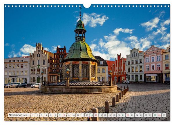 Produktbild: Wismar &ndash; Eine Hansestadt mit Charme (Wandkalender 2026 DIN A3 quer), CALVENDO Monatskalender