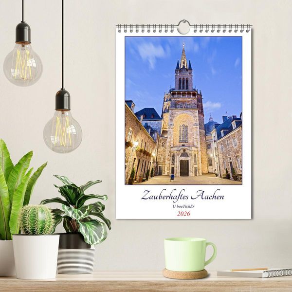 Produktbild: Zauberhaftes Aachen (Wandkalender 2026 DIN A4 hoch), CALVENDO Monatskalender