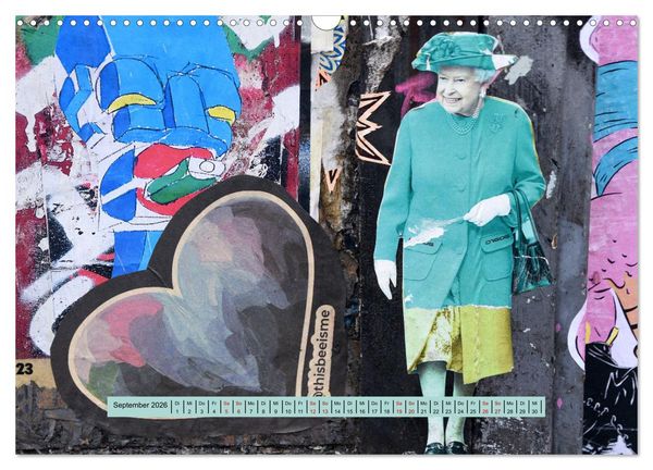 Produktbild: Streetart-Kunst, die die Stra&szlig;en Londons atmen l&auml;sst (Wandkalender 2026 DIN A3 quer), CALVENDO Monatskalender