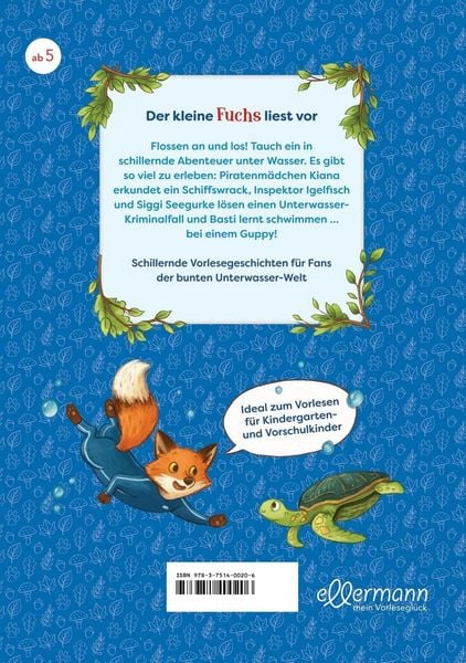 Produktbild: Der kleine Fuchs liest vor. Blubberfisch und flotte Flossen