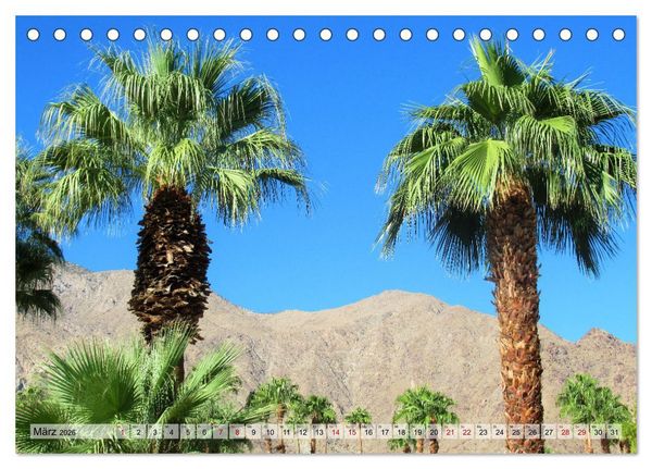 Produktbild: Palm Springs und Umgebung (Tischkalender 2026 DIN A5 quer), CALVENDO Monatskalender