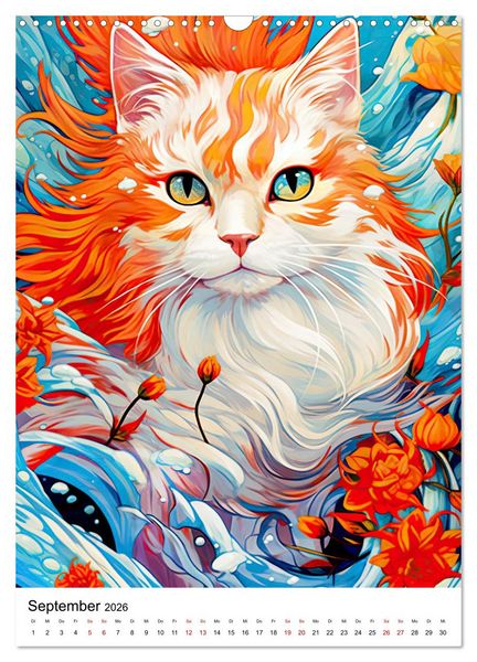 Produktbild: Katzen Zen (Wandkalender 2026 DIN A3 hoch), CALVENDO Monatskalender