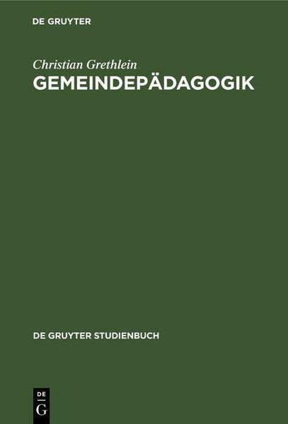 Produktbild: Gemeindep&auml;dagogik