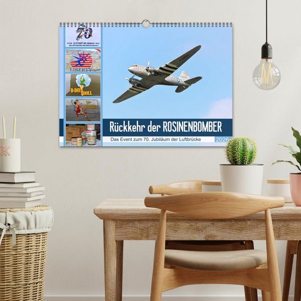Produktbild: R&uuml;ckkehr der Rosinenbomber (Wandkalender 2026 DIN A3 quer), CALVENDO Monatskalender