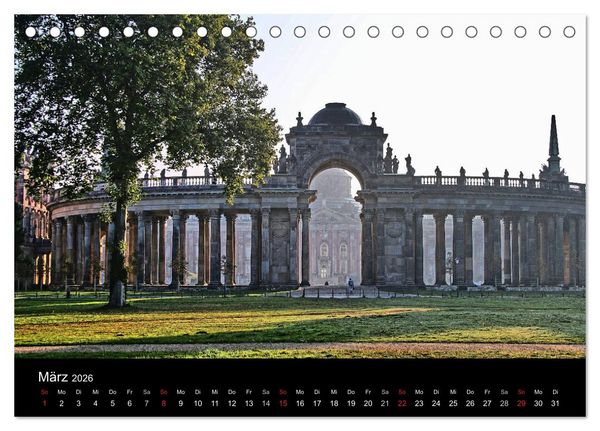 Produktbild: Potsdam 2026 (Tischkalender 2026 DIN A5 quer), CALVENDO Monatskalender