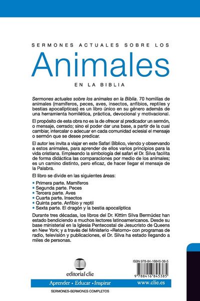 Produktbild: El Sermones Actuales Sobre Animales de la Biblia