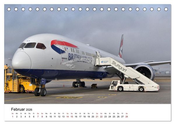 Produktbild: Flugzeuge aller Art (Tischkalender 2026 DIN A5 quer), CALVENDO Monatskalender