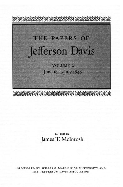 Produktbild: The Papers of Jefferson Davis