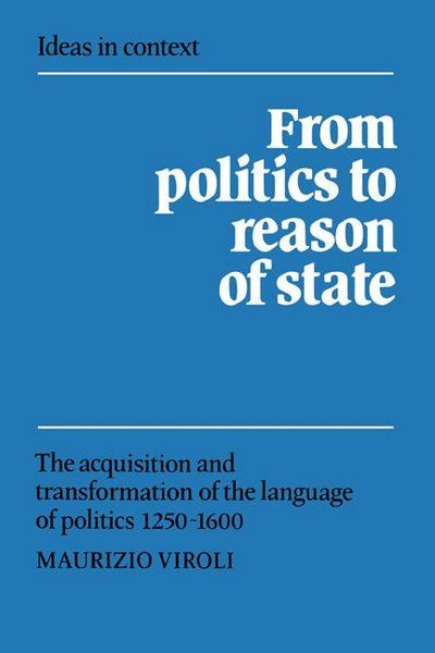 Produktbild: From Politics to Reason of State