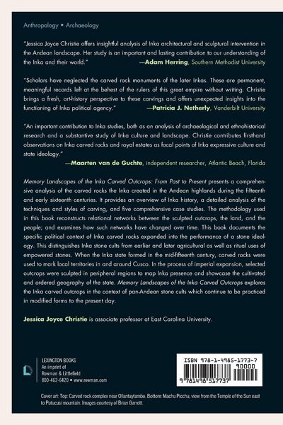 Produktbild: Memory Landscapes of the Inka Carved Outcrops