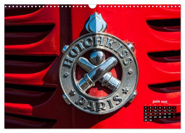 Produktbild: V&Eacute;HICULES de POMPIERS VINTAGE (Calendrier mural 2026 DIN A3 vertical), CALVENDO calendrier mensuel