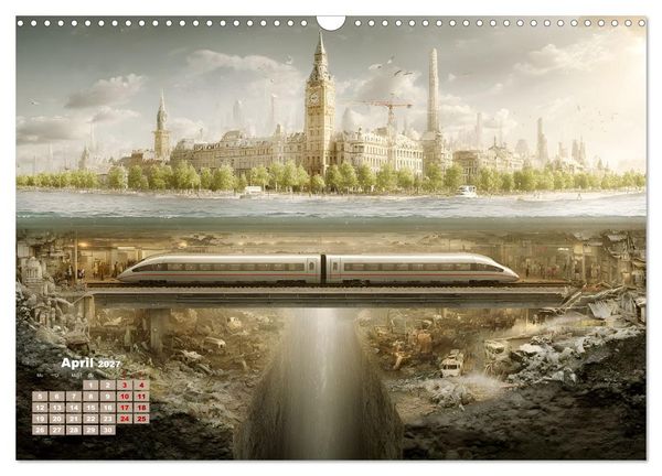Produktbild: Below (Wandkalender 2027 DIN A3 quer), CALVENDO Monatskalender
