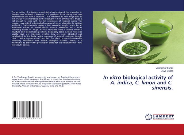 Produktbild: In vitro biological activity of A. indica, C. limon and C. sinensis.