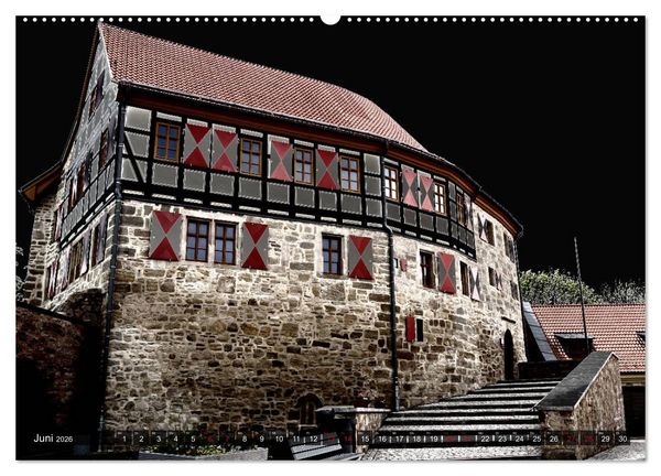 Produktbild: Burgen - Geheimnisvolles Mittelalter (Wandkalender 2026 DIN A2 quer), CALVENDO Monatskalender