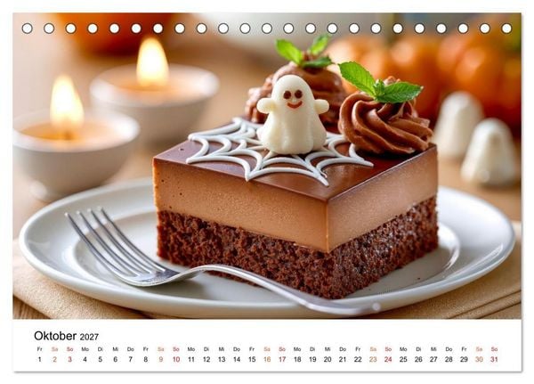 Produktbild: Lieblingskuchen - S&uuml;&szlig;e Augenblicke (Tischkalender 2027 DIN A5 quer), CALVENDO Monatskalender