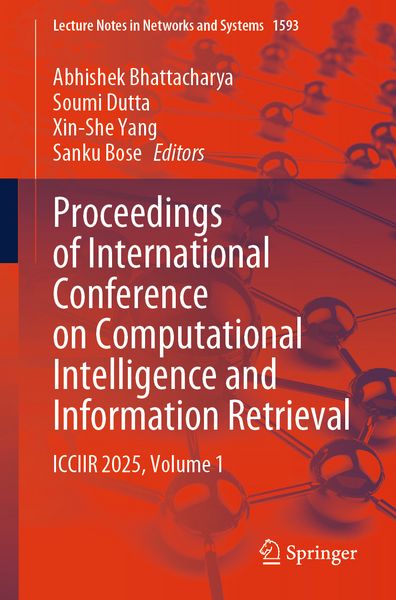 Produktbild: Proceedings of International Conference on Computational Intelligence and Information Retrieval