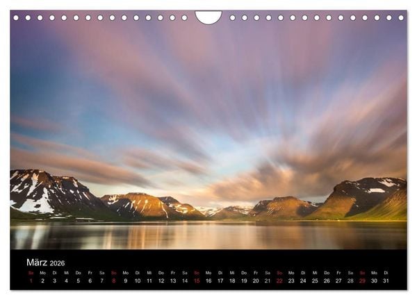 Produktbild: Islands Landschaften - Wasser, Eis und gr&uuml;nes Moos (Wandkalender 2026 DIN A4 quer), CALVENDO Monatskalender
